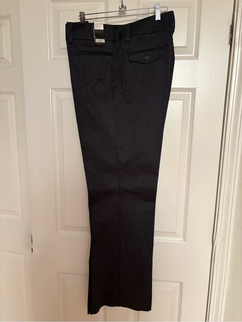 New York & Company Charcoal Women's Straight Dress Trousers